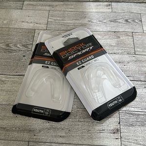 Shock doctor sport ez guard good youth age 10+ new lot of 2